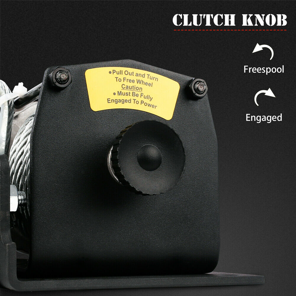 X-BULL Electric Winch 3000lbs/1360kg Wireless 12V Steel Cable ATV 4WD BOAT 4X4 Deals499