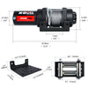 X-BULL Electric Winch 4500LBS/2041KG Steel Cable Wireless Remote Boat ATV 4WD Deals499