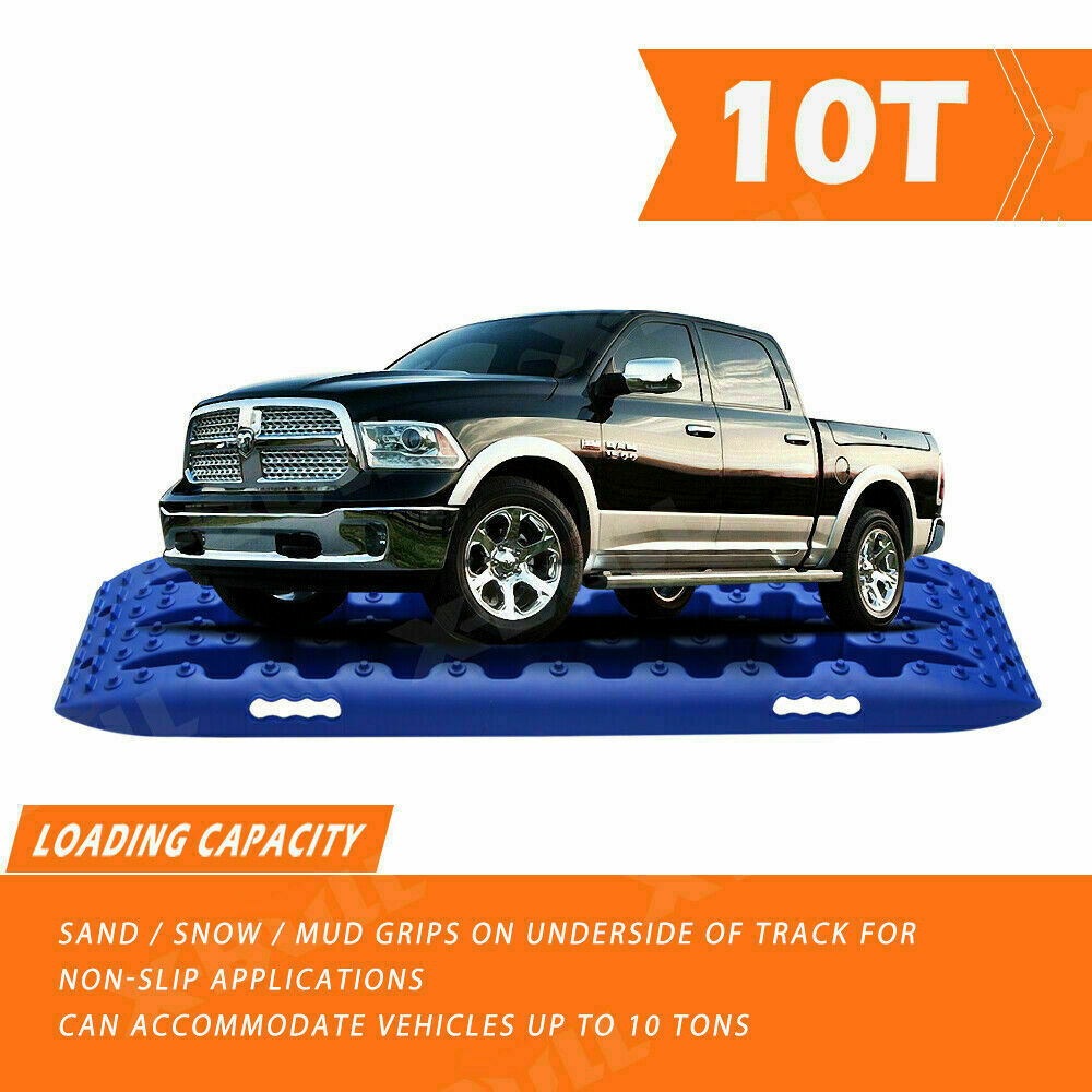 X-BULL Recovery tracks Mud Snow / Sand tracks / Grass 4X4 Caravan 2pcs 4WD Gen 3.0 - Blue Deals499