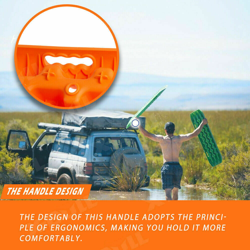 X-BULL Recovery tracks Sand 4x4 4WD Snow Mud Car Vehicles ATV 2pcs Gen 3.0 - Orange Deals499