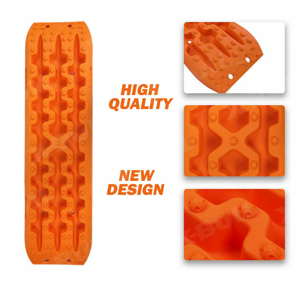 X-BULL Recovery tracks Sand 4x4 4WD Snow Mud Car Vehicles ATV 2pcs Gen 3.0 - Orange Deals499