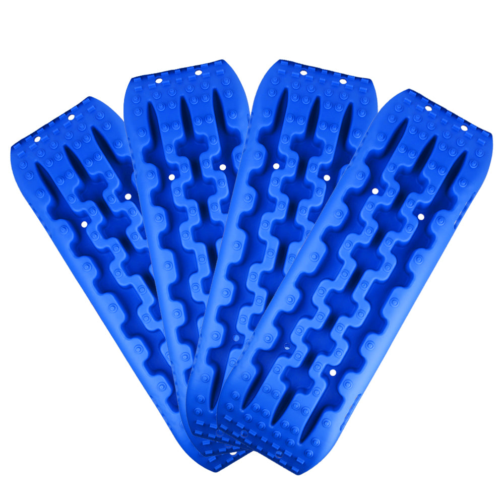 X-BULL Recovery tracks Sand tracks 2 pairs Sand / Snow / Mud 10T 4WD Gen 2.0 - blue Deals499