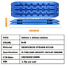 X-BULL Recovery tracks Sand tracks 2pcs Sand / Snow / Mud 10T 4WD Gen 2.0 - blue Deals499
