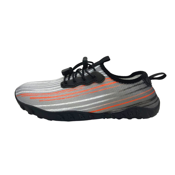 Water Shoes for Men and Women Soft Breathable Slip-on Aqua Shoes Aqua Socks for Swim Beach Pool Surf Yoga (Grey Size US 7.5) from Deals499 at Deals499
