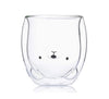 2pcs Cute Bear Mugs Double Wall Insulated Glasses for Juice Coffee Tea Milk - Polar Bear Deals499