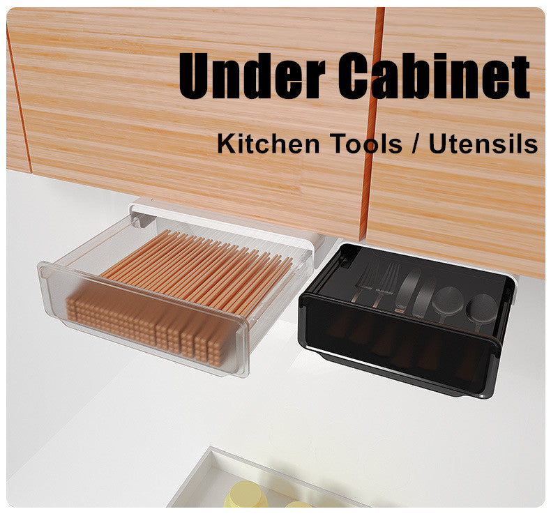 Under Desk Drawer Slide-out Large Office Organizers and Storage Drawers - Large Black from Deals499 at Deals499