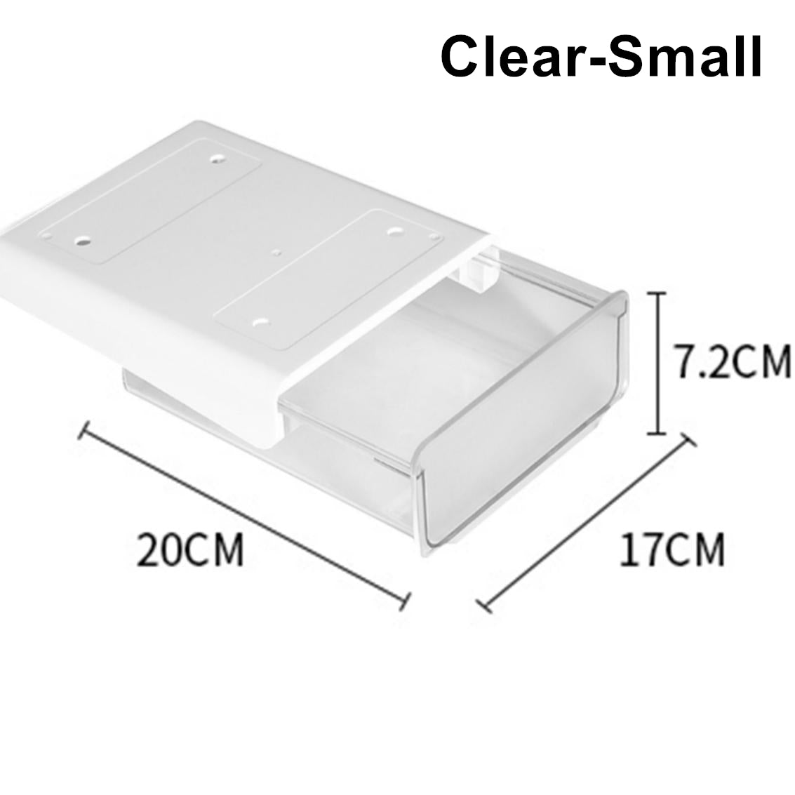 Under Desk Drawer Slide-out Large Office Organizers and Storage Drawers - Small Clear from Deals499 at Deals499