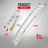 BULLET 2 x 2M Loading Ramp Aluminium Folding ATV Quad Bike Golf Buggy Pair Ramps Deals499