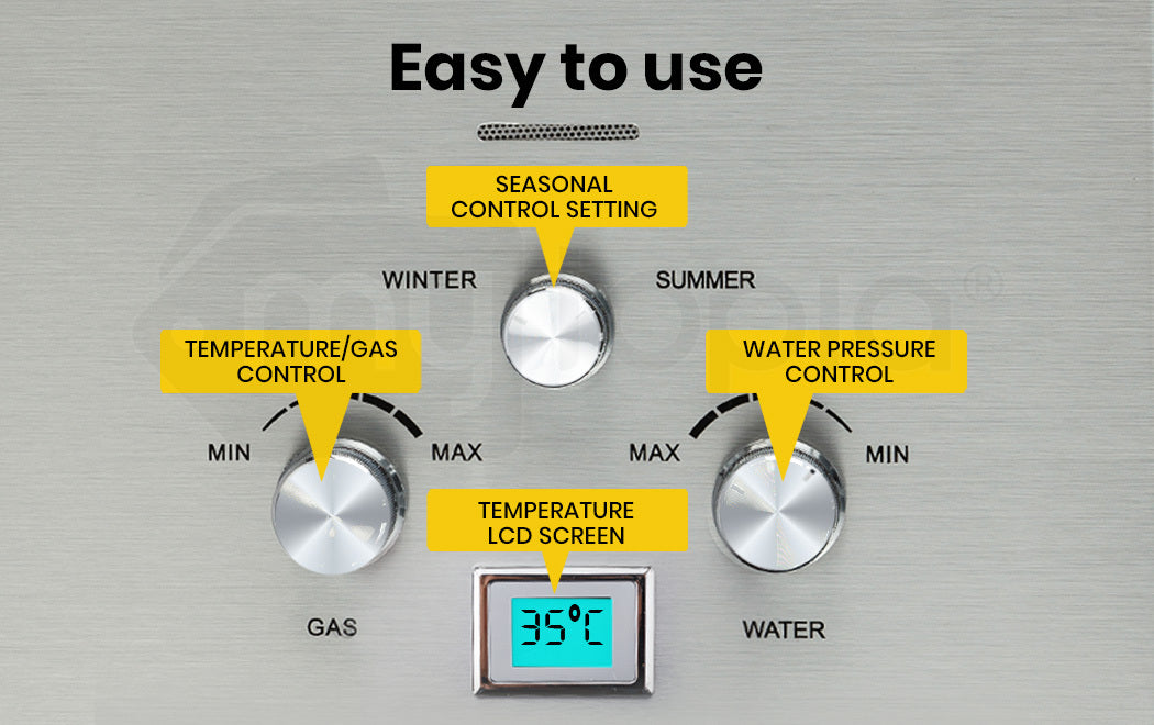 Thermomate Outdoor Water Heater Gas Camping Hot Portable Tankless Shower Pump Deals499