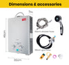 Thermomate Outdoor Water Heater Gas Camping Portable Tankless Hot Shower Deals499