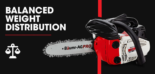 Baumr-AG 25CC Petrol Chainsaw Arborist 10 Bar Tree Pruning Garden Chain Saw Deals499