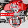 Baumr-AG 6.5HP Petrol Engine Stationary Motor OHV Horizontal Shaft Electric Start Recoil Deals499