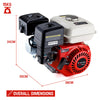 Baumr-AG 7HP Petrol Stationary Engine OHV 4-Stroke Horizontal Shaft Replacement Motor Deals499