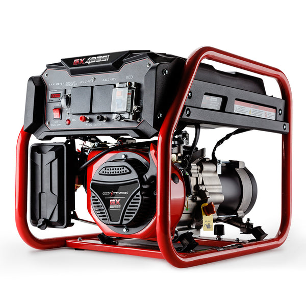 GENPOWER 4.2kW Peak 3kW Rated Generator Single-Phase Petrol - Site Portable Deals499