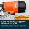UNIMAC Construction Framing Nail Gun - Heavy Duty Air Nailer Pneumatic Deals499