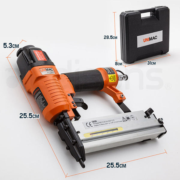 UNIMAC 2in1 Air Brad + Staple Finishing Nail Gun Pneumatic Nailer Finish Deals499