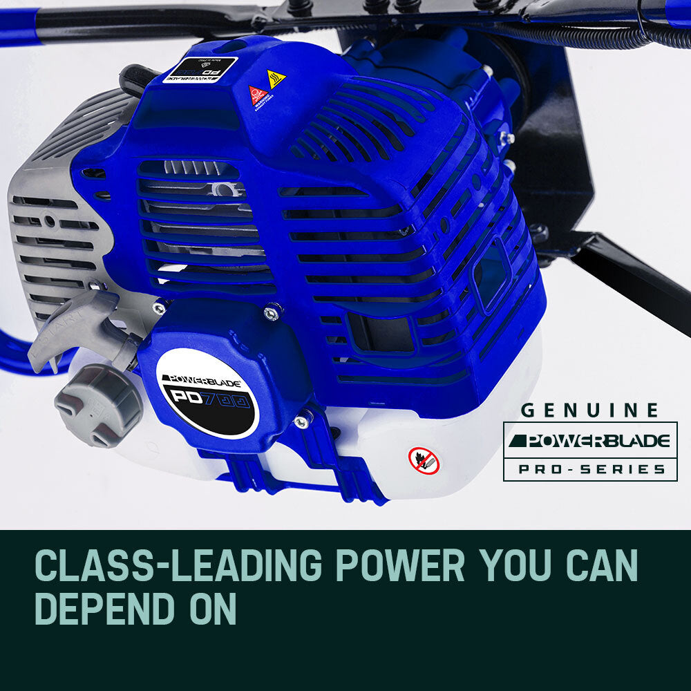 POWERBLADE Post Hole Digger 62CC Posthole Earth Auger Fence Borer Petrol Drill Deals499