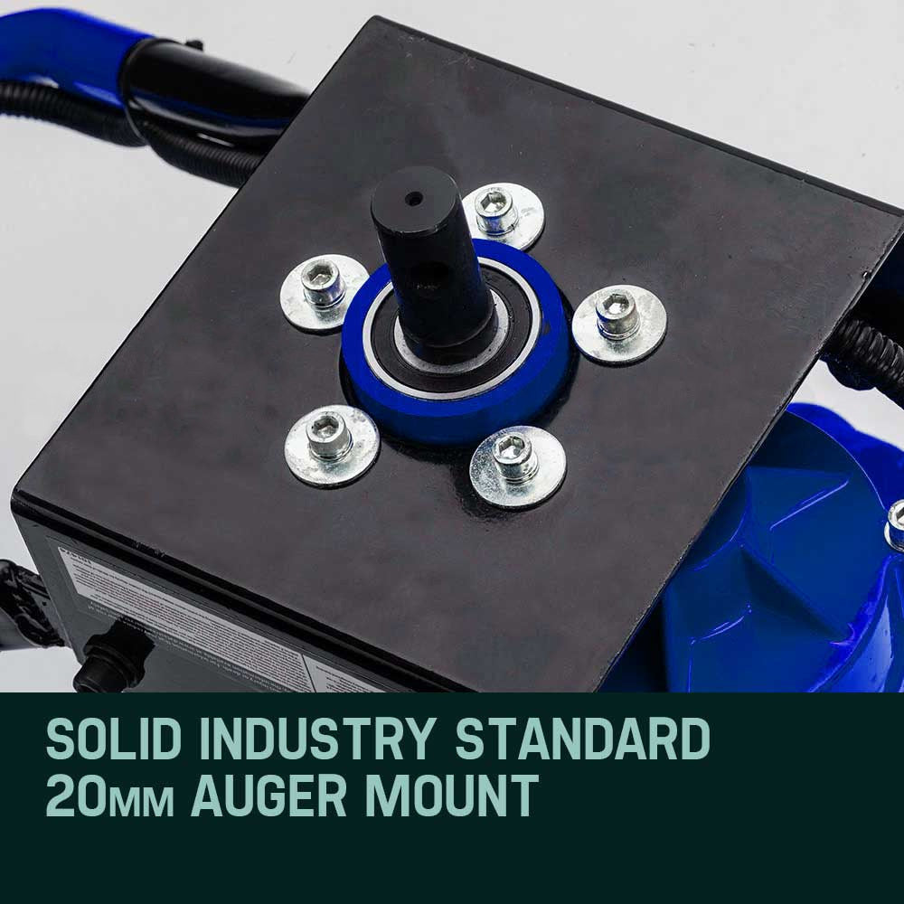 POWERBLADE Post Hole Digger 62CC Posthole Earth Auger Fence Borer Petrol Drill Deals499