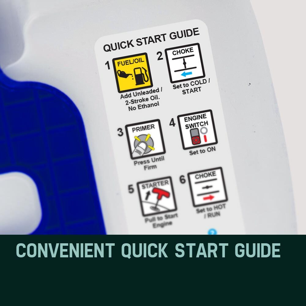 POWERBLADE Post Hole Digger 62CC Posthole Earth Auger Fence Borer Petrol Drill Deals499