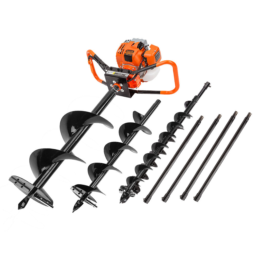Baumr-AG Post Hole Digger 88CC Posthole Earth Auger Fence Borer Petrol Drill Bit Deals499