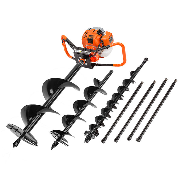 Baumr-AG Post Hole Digger 88CC Posthole Earth Auger Fence Borer Petrol Drill Bit Deals499