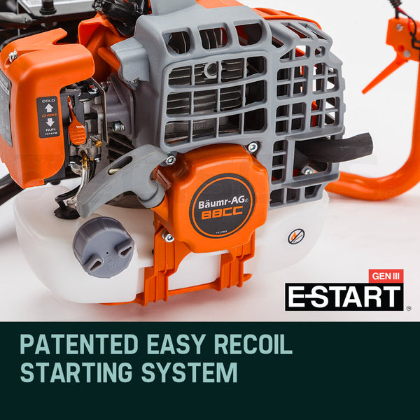 Baumr-AG Post Hole Digger 88CC Posthole Earth Auger Fence Borer Petrol Drill Bit Deals499