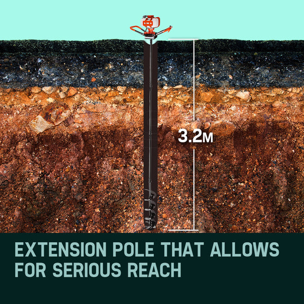 Baumr-AG Post Hole Digger 88CC Posthole Earth Auger Fence Borer Petrol Drill Bit Deals499