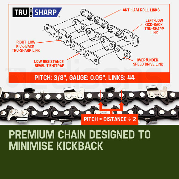 Baumr-AG 65CC Long Reach Pole Chainsaw Hedge Trimmer Pruner Chain Saw Tree Multi Tool Deals499