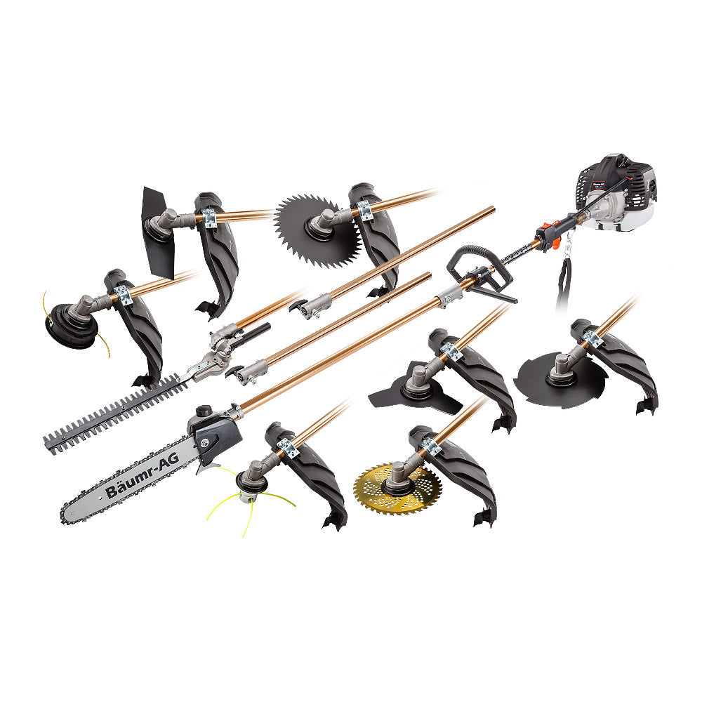 Baumr-AG Pole Chainsaw Brush Cutter Whipper Snipper Hedge Trimmer Multi Tool Deals499