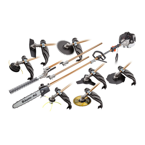 Baumr-AG Pole Chainsaw Brush Cutter Whipper Snipper Hedge Trimmer Multi Tool Deals499