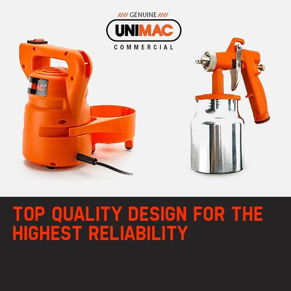 UNIMAC Electric Paint Sprayer Gun DIY 450W HVLP Portable Spray Station Deals499