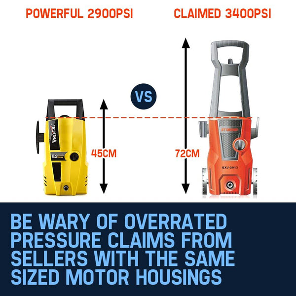 JET-USA 2900 PSI High Pressure Washer Electric Water Cleaner Gurney Pump 8M Hose Deals499