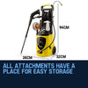 JET-USA 3800 PSI High Pressure Water Cleaner Washer Electric Pump Hose Gurney Deals499