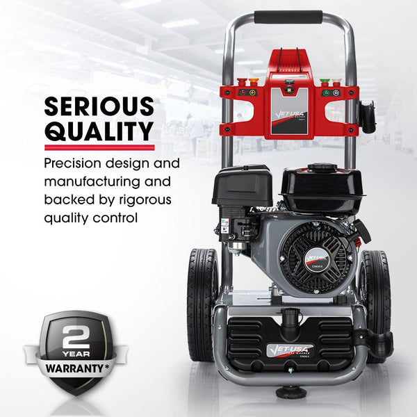Jet-USA 4800PSI Petrol-Powered High Pressure Cleaner Washer Water Power Jet Hose Deals499