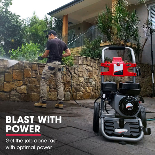 Jet-USA 4800PSI Petrol-Powered High Pressure Cleaner Washer Water Power Jet Hose Deals499