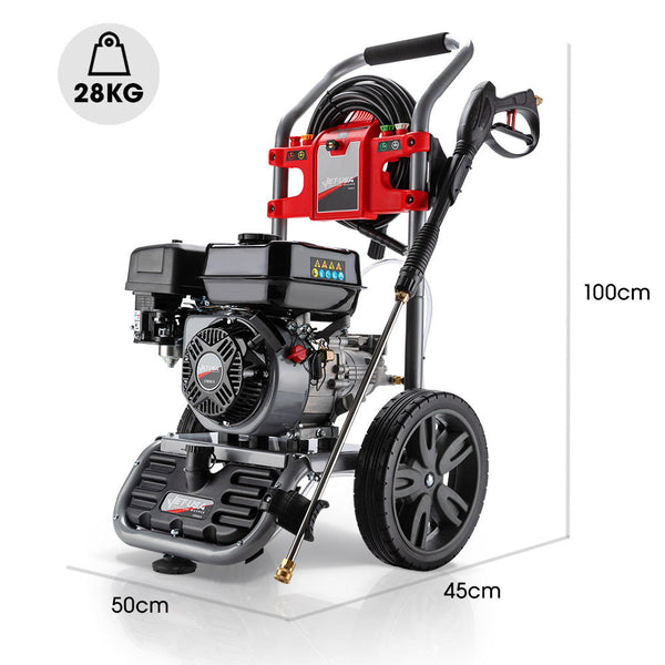 Jet-USA 4800PSI Petrol-Powered High Pressure Cleaner Washer Water Power Jet Hose Deals499