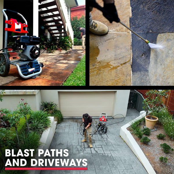 Jet-USA 4800PSI Petrol-Powered High Pressure Cleaner Washer Water Power Jet Hose Deals499