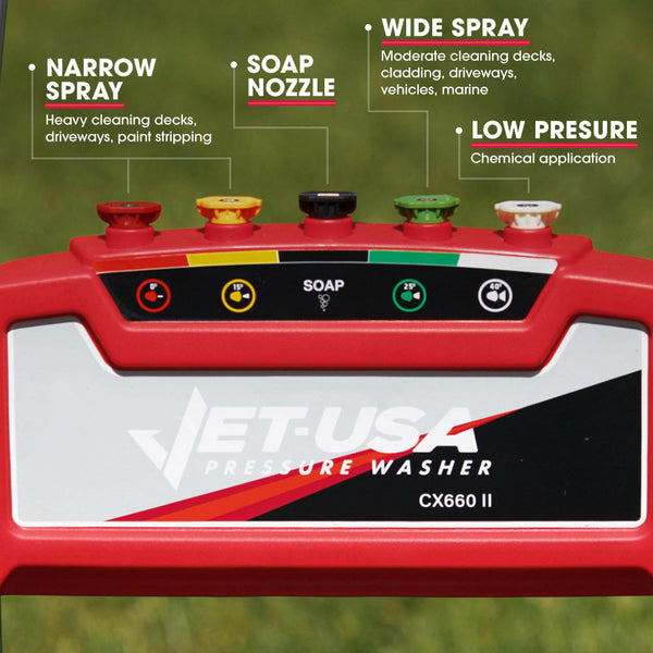 Jet-USA 4800PSI Petrol-Powered High Pressure Cleaner Washer Water Jet Power Hose Deals499