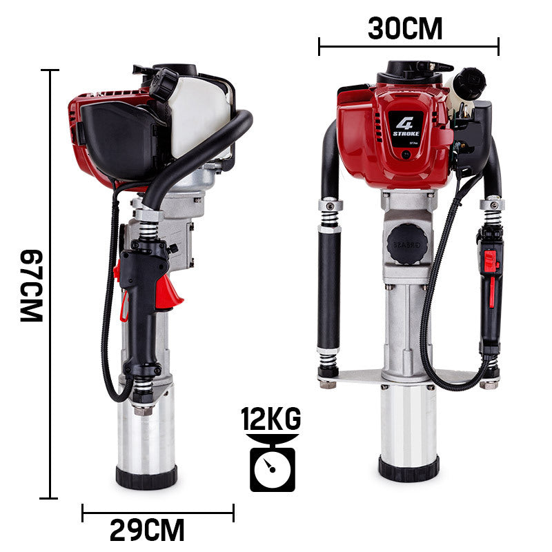 Baumr-AG Petrol Post Driver 4-Stroke Pile Star Picket Rammer Fence Star Four Deals499