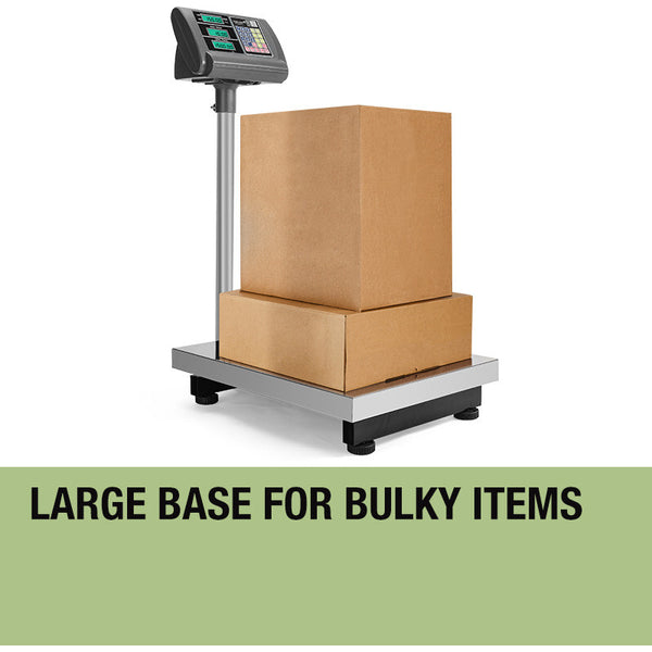 EuroChef Electronic Digital Platform Scale Shop Market Postal Scales Weight 150kg Deals499