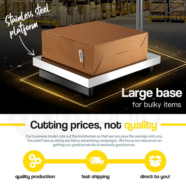 MITSUKOTA 300KG Electronic Digital Platform Scales Postal Market Shop Scale Deals499