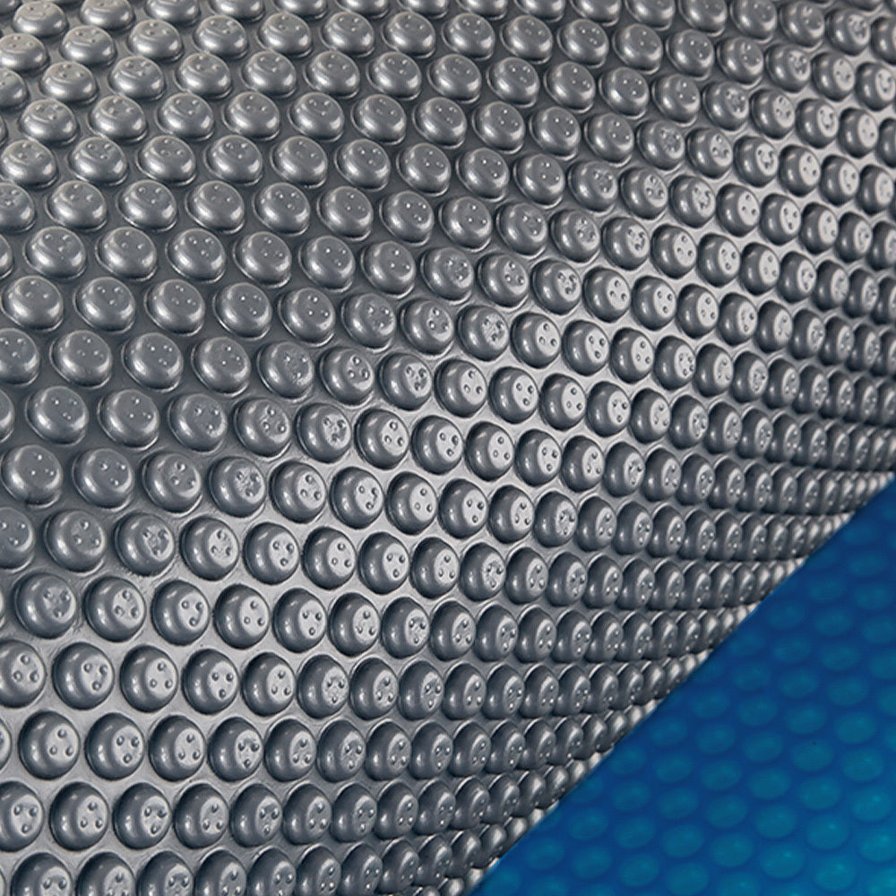 AURELAQUA Solar Swimming Pool Cover 400 Micron Heater Bubble Blanket 11x6.2m from Deals499 at Deals499