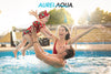 AURELAQUA Solar Swimming Pool Cover 400 Micron Heater Bubble Blanket 6x3.2m from Deals499 at Deals499