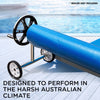 AURELAQUA Solar Swimming Pool Cover 400 Micron Heater Bubble Blanket 6x3.2m from Deals499 at Deals499