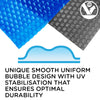 AURELAQUA Solar Swimming Pool Cover 400 Micron Heater Bubble Blanket 6x3.2m from Deals499 at Deals499