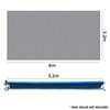 AURELAQUA Solar Swimming Pool Cover 400 Micron Heater Bubble Blanket 6x3.2m from Deals499 at Deals499