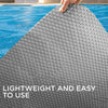 AURELAQUA Solar Swimming Pool Cover 400 Micron Heater Bubble Blanket 6x3.2m from Deals499 at Deals499