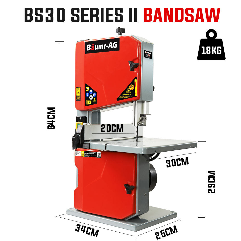 Baumr-AG Bandsaw Wood Cutting Band Saw Portable Wood Vertical Benchtop Machine Deals499