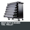 BULLET 6 Drawer Tool Box Cabinet Trolley Garage Toolbox Storage Mechanic Chest Deals499