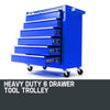 BULLET 6 Drawer Tool Box Cabinet Trolley Garage Toolbox Storage Mechanic Chest Deals499